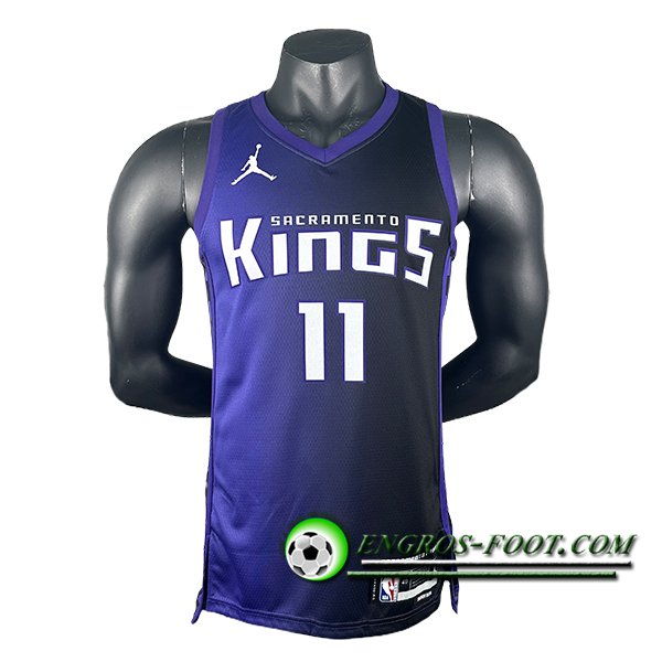 Maillot Sacramento Kings (SABONIS #11) 2024/25 Pourpre/Noir/Blanc