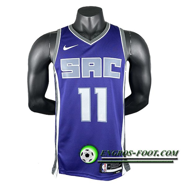 Maillot Sacramento Kings (SABONIS #11) 2024/25 Pourpre/Blanc/Gris