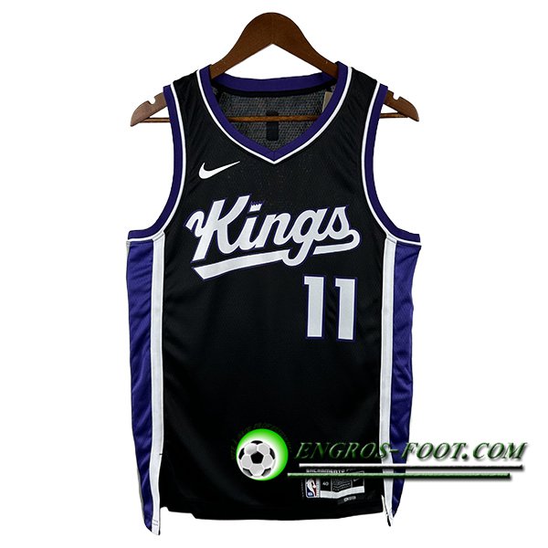 Maillot Sacramento Kings (SABONIS #11) 2024/25 Noir/Blanc/Pourpre