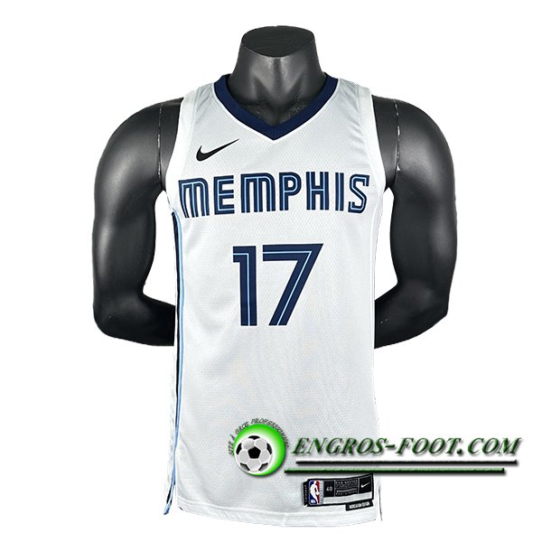 Maillot Memphis Grizzlies (KAWAMURA #17) 2024/25 Blanc/Bleu