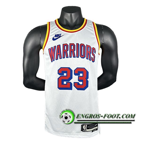 Maillot Golden State Warriors (GREEN #23) 2024/25 Blanc/Rouge