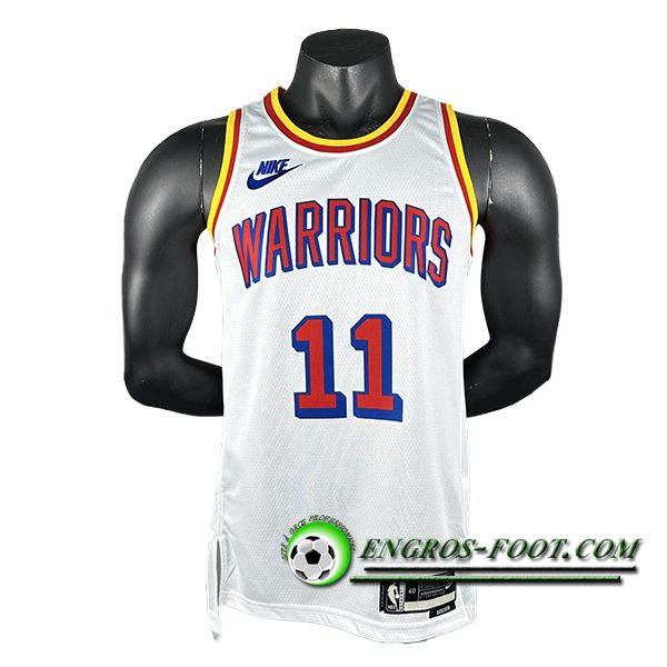 Maillot Golden State Warriors (THOMPSON #11) 2024/25 Blanc/Rouge