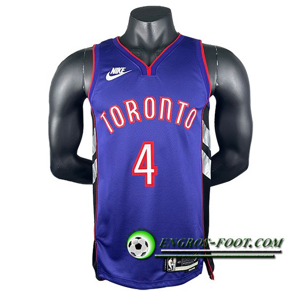 Maillot Toronto Raptors (BARNES #4) 2024/25 Pourpre/Noir