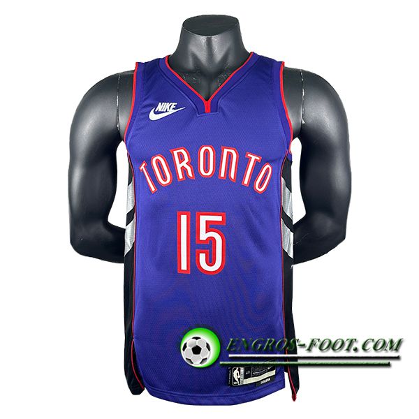 Maillot Toronto Raptors (CARTER #15) 2024/25 Pourpre/Noir