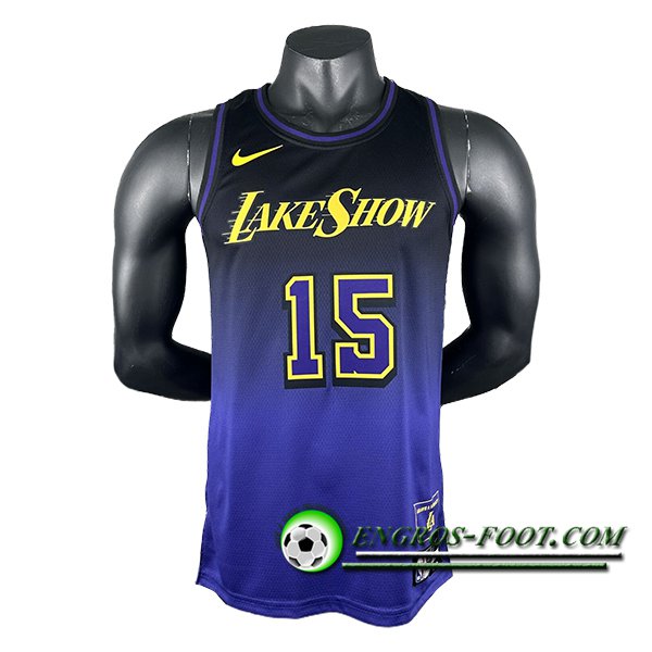 Maillot Los Angeles Lakers (REAVES #15) 2024/25 Pourpre/Noir