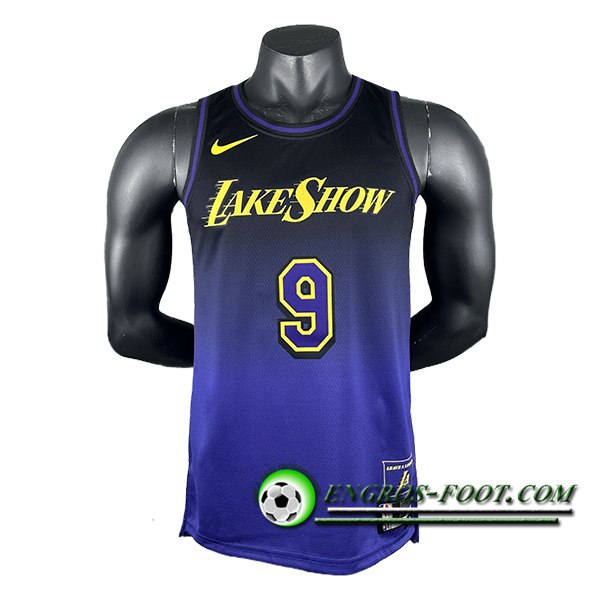 Maillot Los Angeles Lakers (JAMES JR. #9) 2024/25 Pourpre/Noir