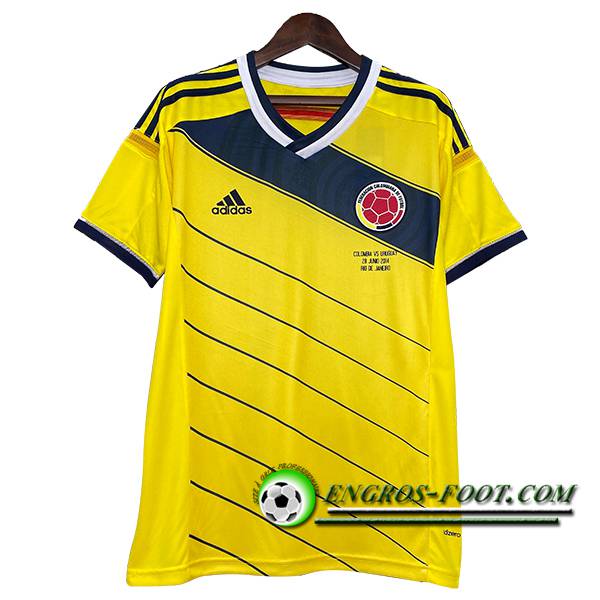 Maillot de Foot Colombie Retro Domicile 2014