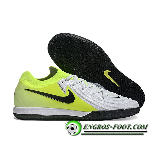 Nike Chaussures de Foot Phantom GX II Elite IC Jaune/Blanc/Noir