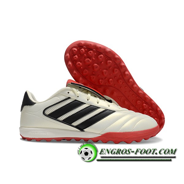 Copa Chaussures de Foot GLORO II TF Beige/Noir/Rouge