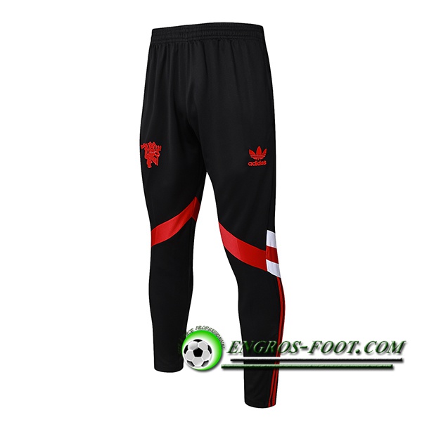 Pantalon Foot Manchester United Noir/Rouge/Blanc 2024/2025