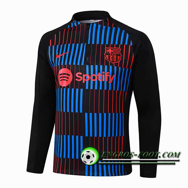 Sweatshirt Training FC Barcelone Noir/Bleu/Rouge 2024/2025