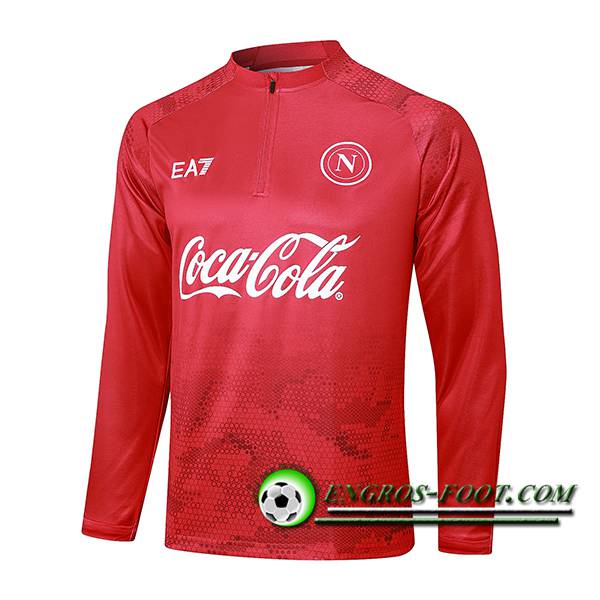 Sweatshirt Training SSC Naples Rouge 2024/2025