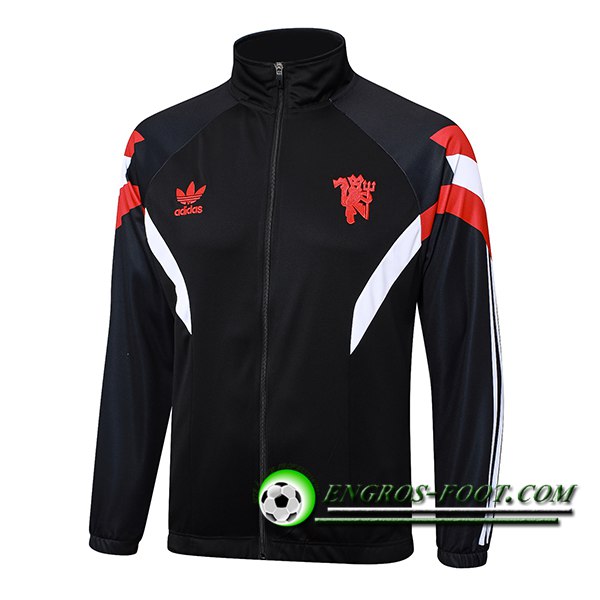 Veste Foot Manchester United Noir/Rouge/Blanc 2024/2025