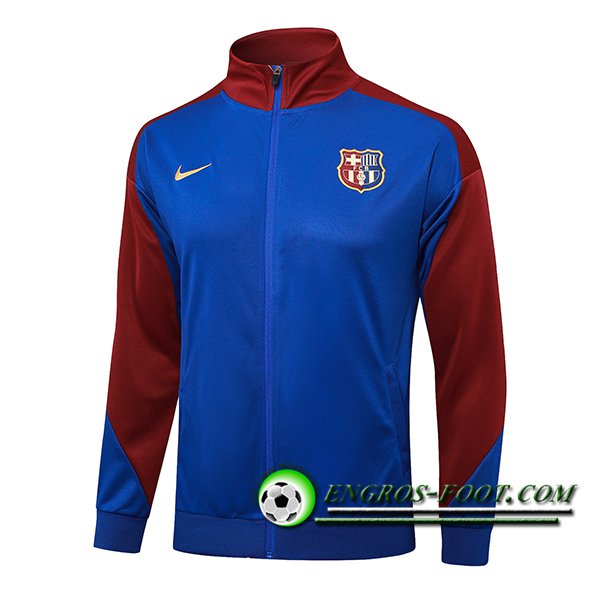 Veste Foot FC Barcelone Bleu/Rouge 2024/2025