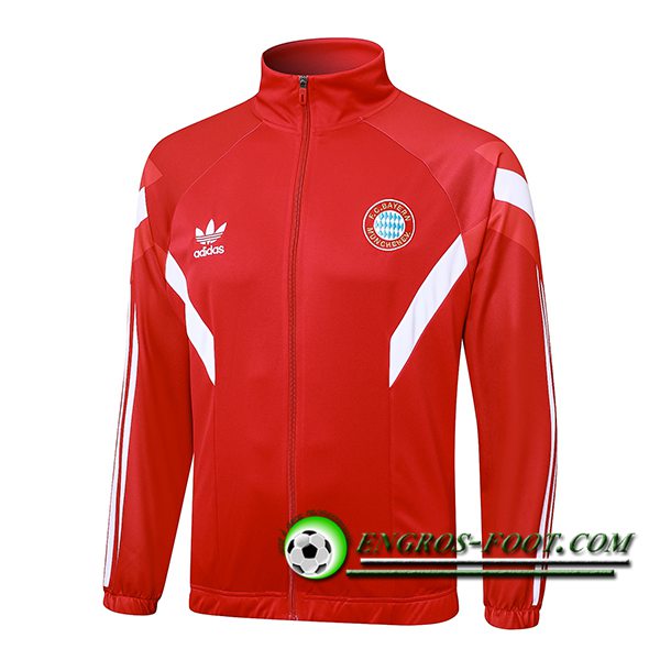 Veste Foot Bayern Munich Rouge/Blanc 2024/2025