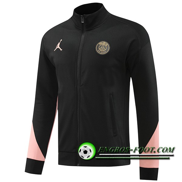 Veste Foot PSG Noir/Rose 2024/2025