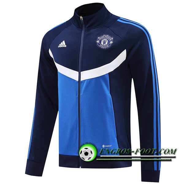 Veste Foot Manchester United Bleu/Blanc 2024/2025