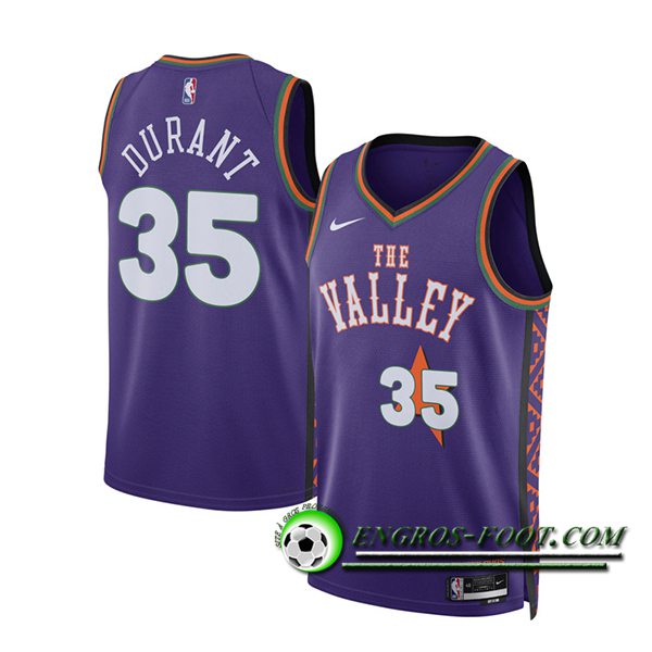 Maillot Phoenix Suns (DURANT #35) 2024/25 Pourpre/Blanc