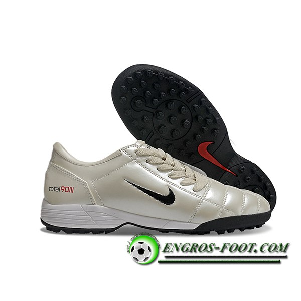 Nike Chaussures de Foot T90 TF Beige