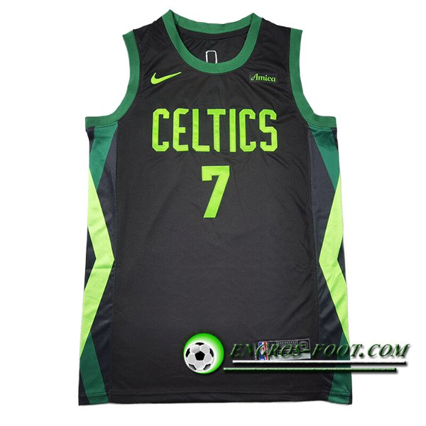 Maillot Boston Celtics (BROWN #7) 2024/25 Noir/Vert