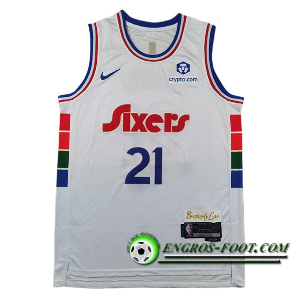 Maillot Philadelphia 76ers (EMBIID #21) 2024/25 Blanc