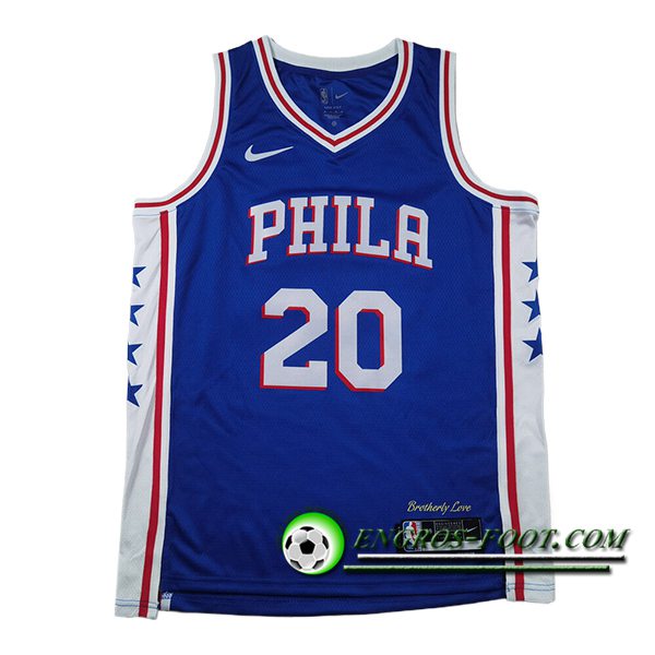 Maillot Philadelphia 76ers (McCAIN #20) 2024/25 Bleu/Blanc