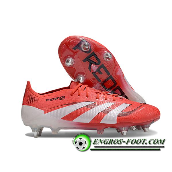 Adidas Chaussures de Foot 25 Predator Elite SG Orange/Blanc