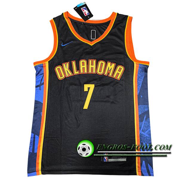 Maillot Oklahoma City Thunder (HOLMGREN #7) 2024/25 Bleu/Orange -02