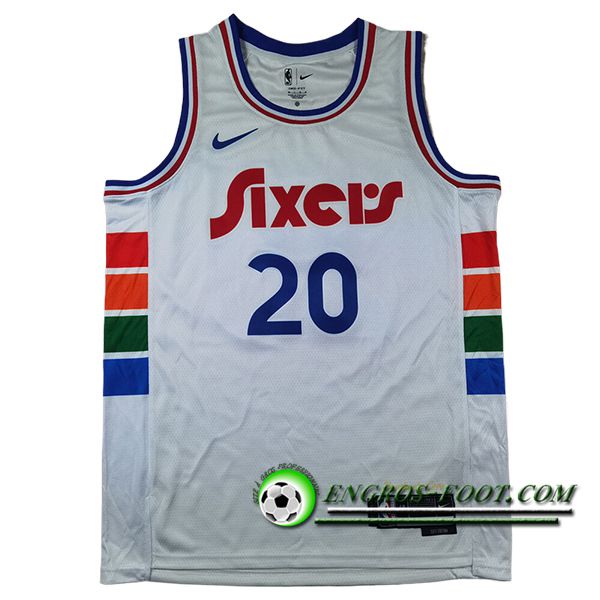 Maillot Philadelphia 76ers (McCAIN #20) 2024/25 Blanc