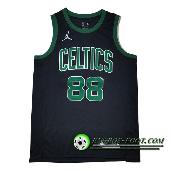 Maillot Boston Celtics (QUETA #88) 2024/25 Noir/Vert -02