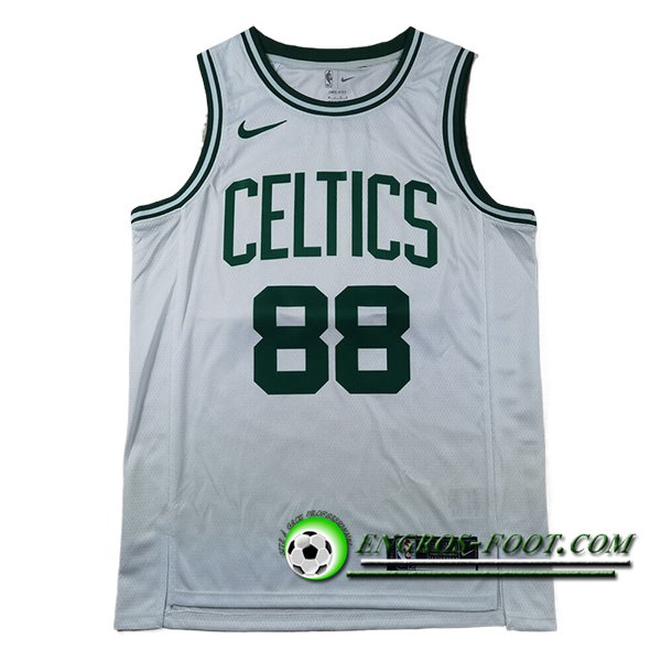 Maillot Boston Celtics (QUETA #88) 2024/25 Blanc/Vert