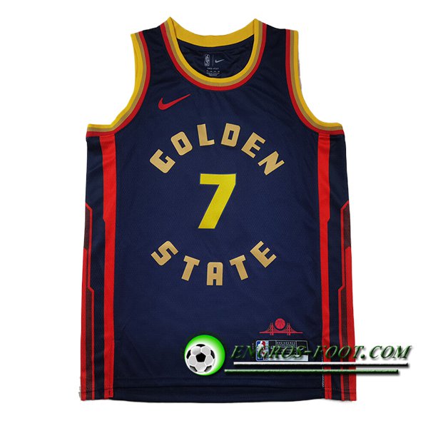 Maillot Golden State Warriors (HIELD #7) 2024/25 Noir/Rouge/Jaune