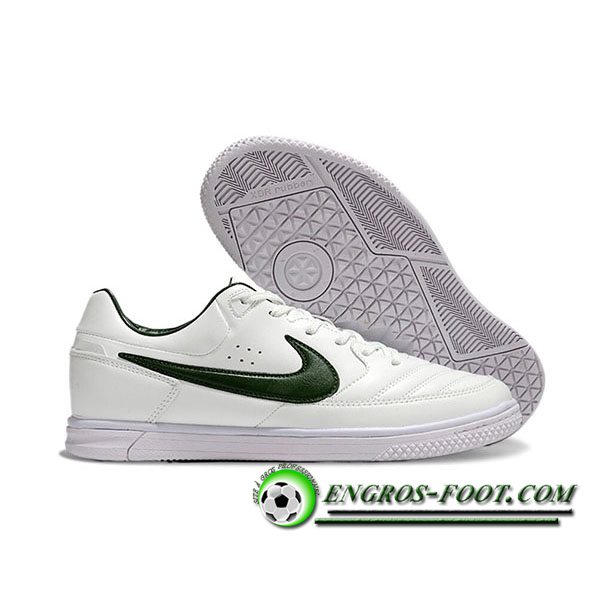 Nike Chaussures de Foot Gato IC Blanc/Vert