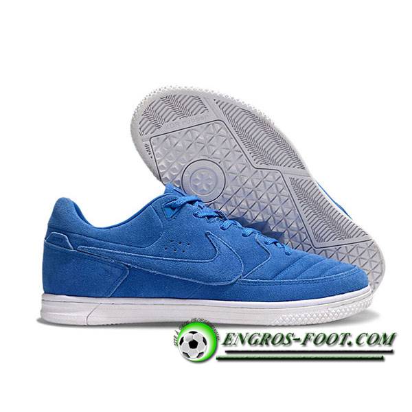 Nike Chaussures de Foot Gato IC Bleu -02