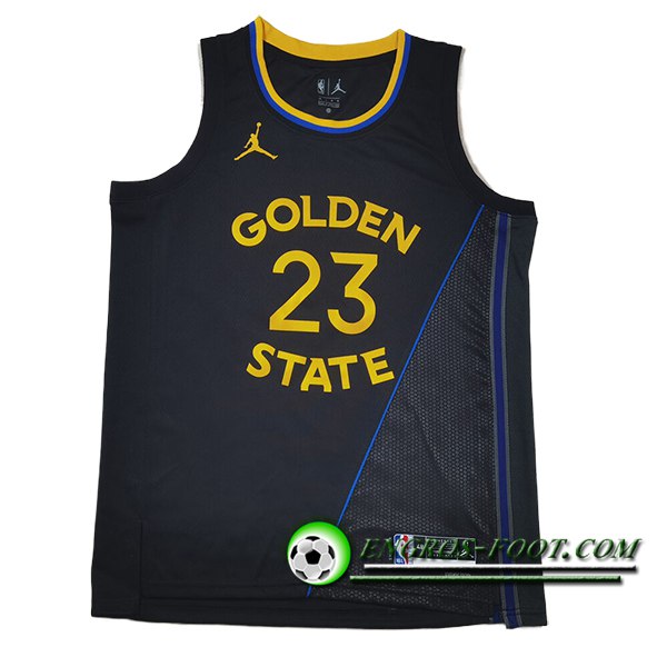 Maillot Golden State Warriors (GREEN #23) 2025/26 Noir/Gris/Jaune