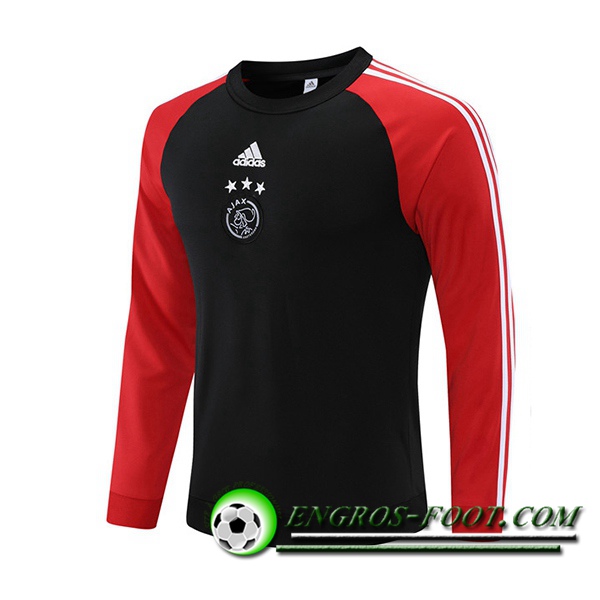 Sweatshirt Training AFC Ajax Noir/Rouge 2021/2022