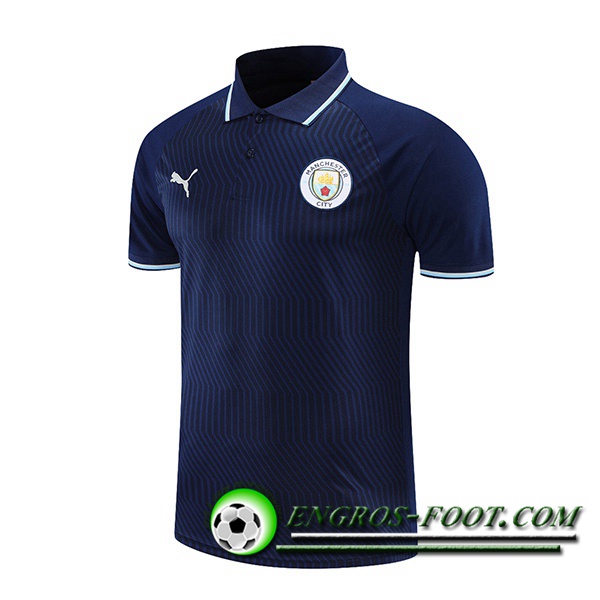 Polo Foot Manchester City Bleu Marin 2021/2022