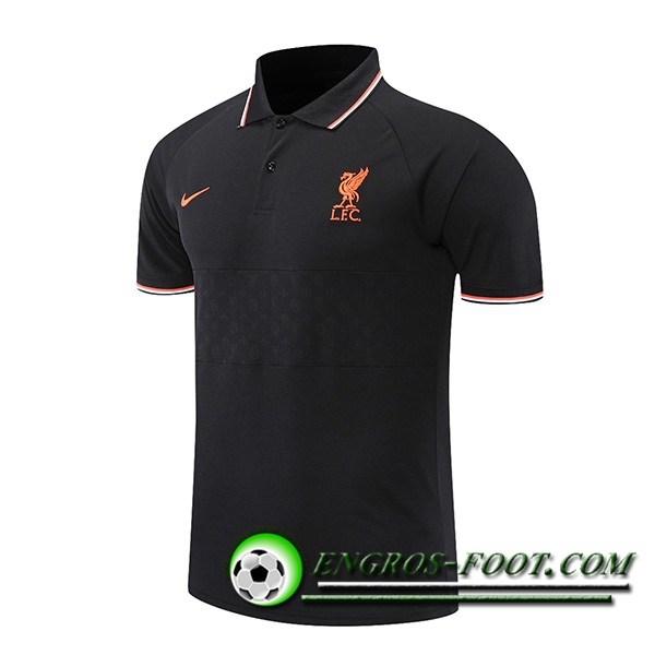 Polo Foot FC Liverpool Noir/Blanc/Rouge 2021/2022