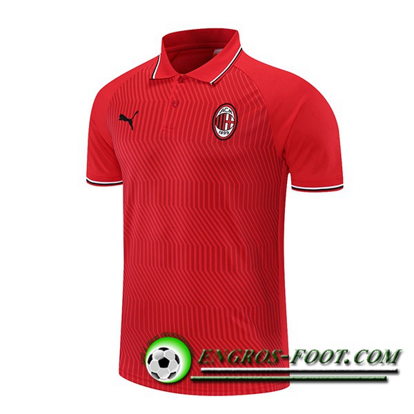 Polo Foot Milan AC Rouge 2021/2022 -01