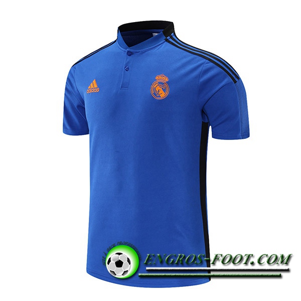 Polo Foot Real Madrid Noir/Bleu 2021/2022 -01