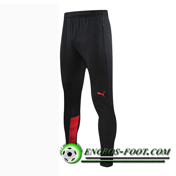 Training Pantalon Foot Milan AC Noir/Rouge 2021/2022 -01