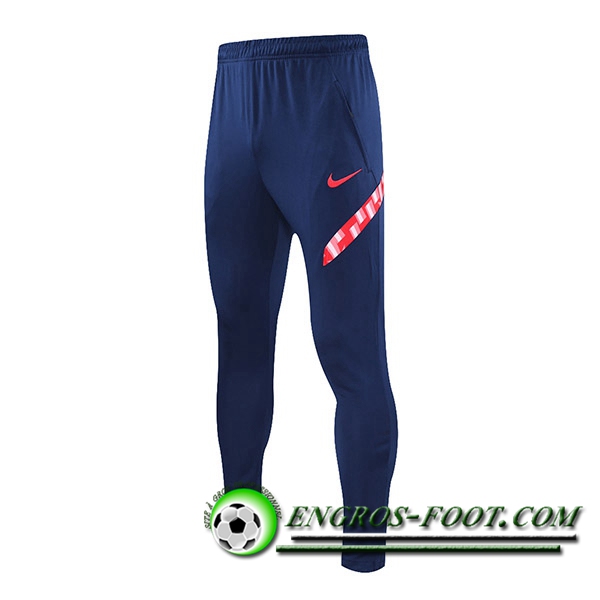 Training Pantalon Foot Atletico Madrid Bleu Marin/Rouge 2021/2022