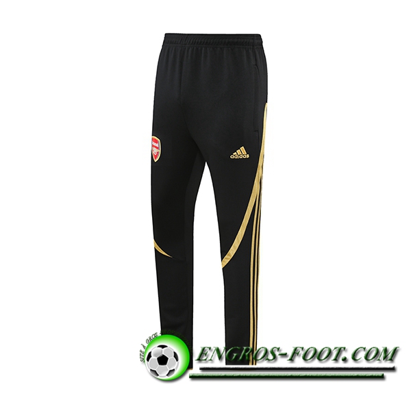 Training Pantalon Foot FC Arsenal Noir/Jaune 2021/2022