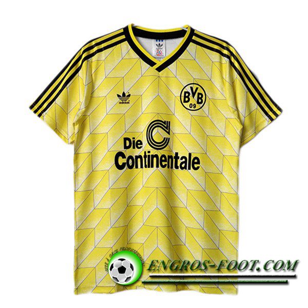 Maillot de Foot Dortmund BVB Retro Domicile 1988