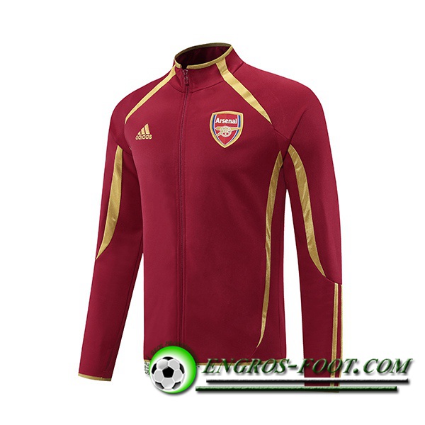 Veste Foot FC Arsenal Rouge/Jaune 2021/2022