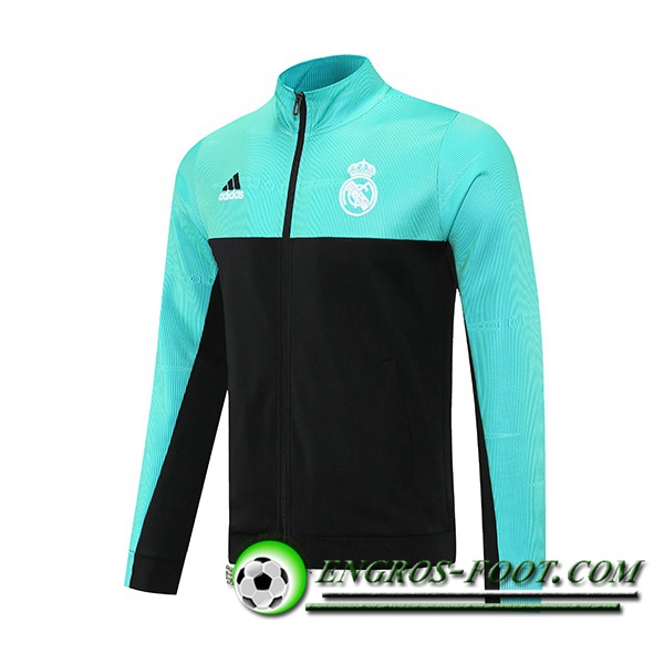 Veste Foot Real Madrid Vert/Noir 2021/2022