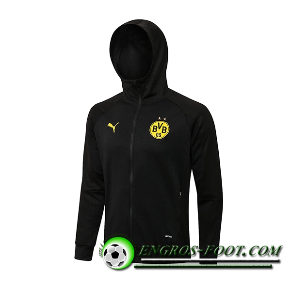 Veste A Capuche Dortmund BVB Noir 2021/2022