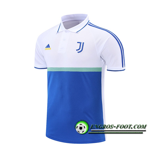 Polo Foot Juventus Blanc/Bleu 2021/2022