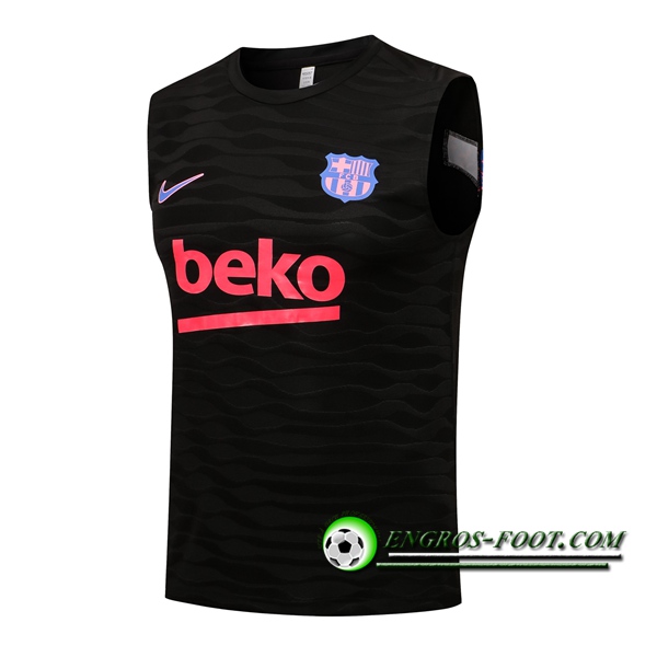 Training T-Shirts Debardeur FC Barcelone Noir 2021/2022