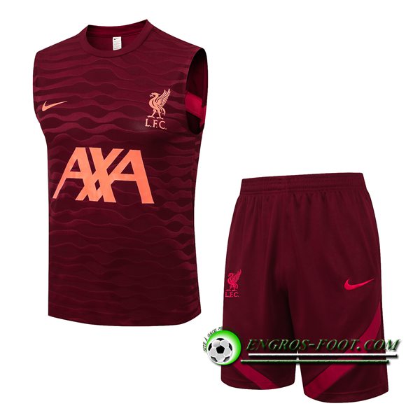 Ensemble Training Debardeur FC Liverpool + Short Rouge 2021/2022